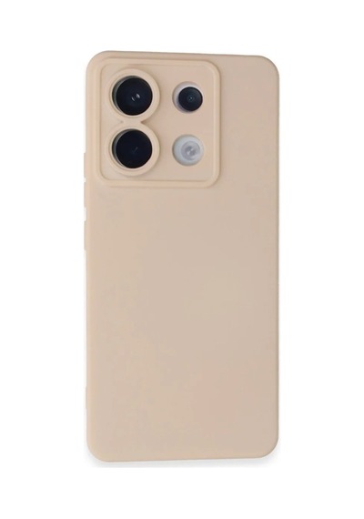 Magicool Xiaomi Redmi Note 13 Pro 5g Kılıf Nano İçi Kadife Silikon - Pudra