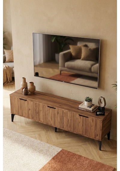 Royal Tv Sehpası Suntalam 160x35 Cm Kahverengi