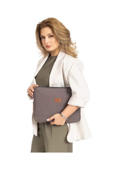 13 Ve 14 İnc Laptop Ve Apple Uyumlu MacBook Kılıf Kanvas Kumaş Kılıf