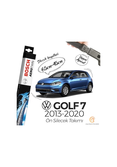 Volkswagen Golf 7 Muz Silecek Takımı 2013-2020 Bosch Aerotwin