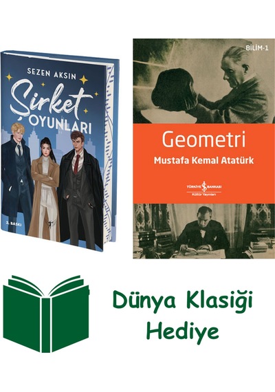 Şirket Oyunları Ciltli + Geometri + Dünya Klasiği Hediye