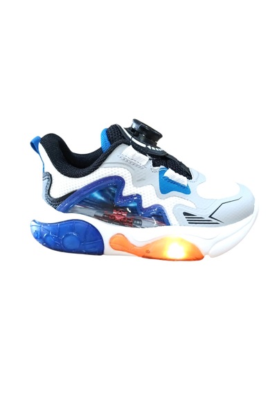 Cool Remy Ptk Çocuk Işıklı Bağcık Mekanizmalı Akıllı Bağcık Spor Ayakkabı Gri