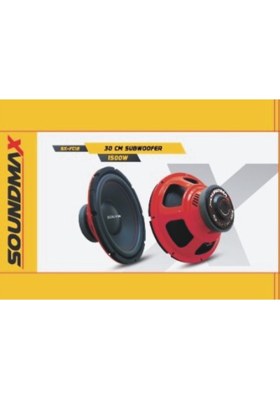 Soundmax Sx-Fc12 Bass Subwoofer 30Cm 1500W Bufer Kabinsiz