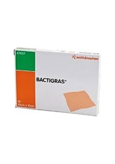 Bactigras 10X10 Yara Örtüsü Antiseptik Yanık Örtüsü