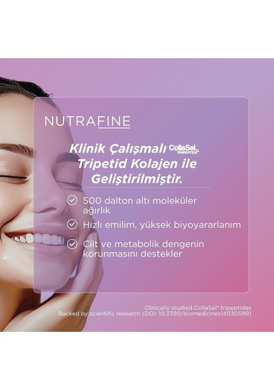 Glow Beauty Complex Tripeptit Marine Kolajen, Resveratrol,biotin, Hyaluronik Asit İçeren Cilt & Güzellik Takviyesi
