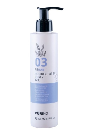Purıng 03 Rehab Kıvırcık Saçlar İçin İpek&buğday Proteinli Bukle Belirginleştirici Saç Jölesi 200ml