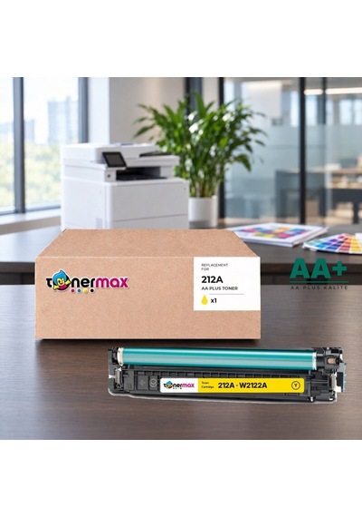 Hp 212a W2122a Sarı Uyumlu Toner Aa Plus / Color Laserjet Enterprise M554 / M555 / Mfp M578