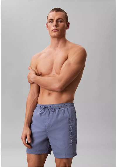 Calvin Klein Erkek Beli Lastikli Ve İp Bağlamalı Logo Detaylı Normal Kesim Lila Deniz Şortu-15870 Calvin Klein Erkek Beli Lastikli Ve İp Bağlamalı Logo Detaylı Normal Kesim Lila Deniz Şortu-15870