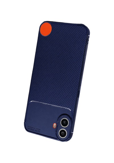 Nothing Phone 1 Cmf Kılıf Karbon Silikon Case Lacivert