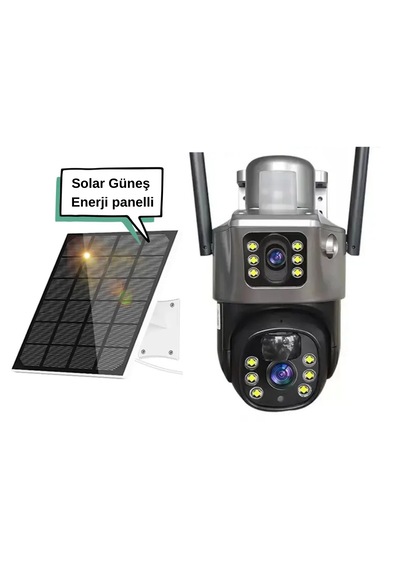 Rose Ahd-30205 Solar Güneş Enerjili 4g Sim Kartlı Kamera