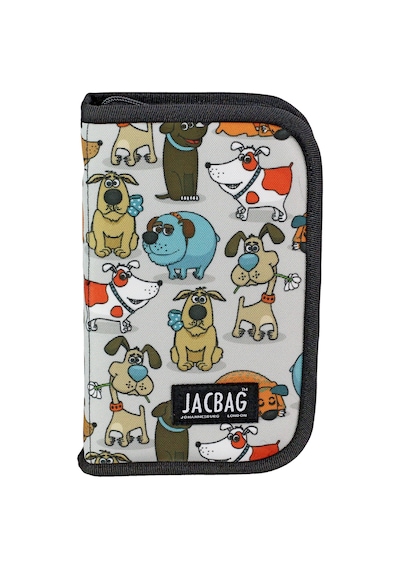 Jacbag Cover -sert Kapaklı Lastikli Kalem Kutusu Cover-neşeli Patiler renkli