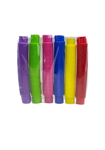 Oyuncak Sevimli Borular  Esnek Boru Pop Tubes 6'lı Set