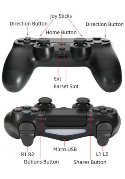 Abatech Playstation 4 Dualshock 4 Kablosuz Controller