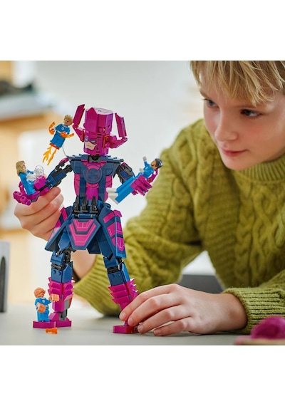 LEGO® ǀ Marvel Fantastik Dörtlü, Galactus Yapım Figürüne Karşı 76316 - 9 Yaş ve Üzeri Çocuklar için Yaratıcı Oyuncak Yapım Seti (427 Parça)