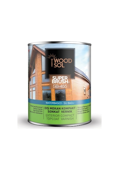 Woodsol Superbrush Sonkat İpek Mat Ahşap Verniği