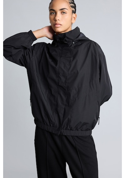 Defacto Rüzgar Geçirmez Regular Fit Reglan Kollu Kapüşonlu Yağmurluk C4949ax26aubk81 Siyah-bk81