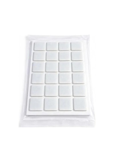 25mm X 25mm Yapışkanlı Keçe Ped, 32 Parça Set İle Zemin Koruma Abanoz