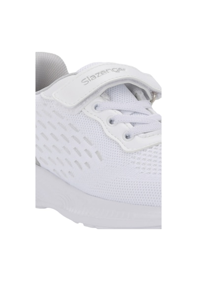 Slazenger Flarex Unisex Çocuk Cırt Cırtlı Beyaz / Gri Günlük Spor Ayakkabısı Beyaz - Gri