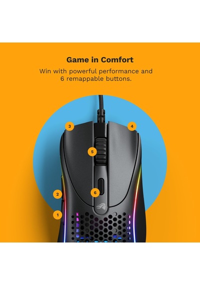 Glorious Oyun - Model D 2: Kablolu Ergonomik Fare, Superlight 58g 79399069