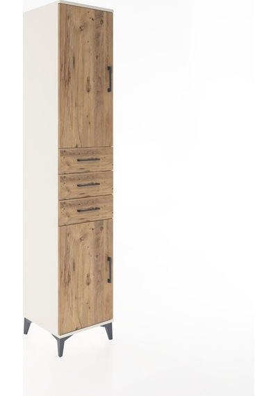 Hyperion Dolap 4 Raflı 3 Çekmeceli 2 Kapaklı 44x44x221 Aytaşı-çam Aytası