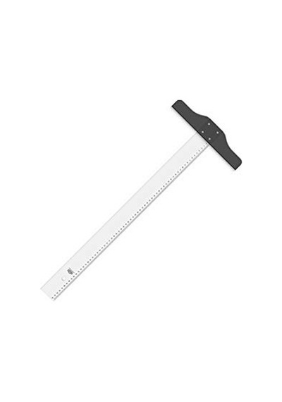 Hatas Plastik T Cetveli 65cm N:01020 Çok Renkli