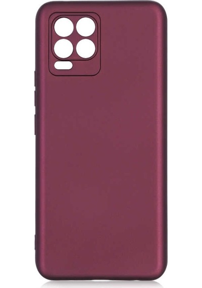 Realme 8 Pro Kılıf Zore Premier Silikon Kapak-Mürdüm