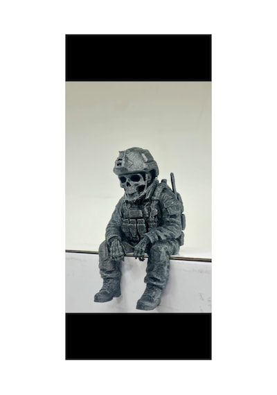 Call Of Duty Ghost Oturan Figür 10 Cm