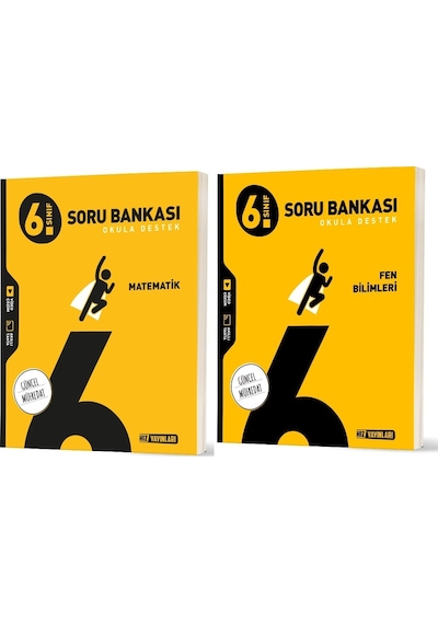 Hız 2026 6. Sınıf Matematik + Fen Bilimleri Soru Bankası Seti 2 Kitap