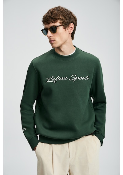 Lufian Loved Erkek Sweatshirt Çimen Yeşili Çimen Yeşili 112030170100611 Yeşil