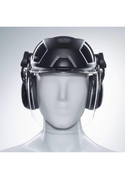Uvex 9790212 Pheos Faceguard Pc Visor Ghs Yüz Koruma Ve Kulak Koruması İle