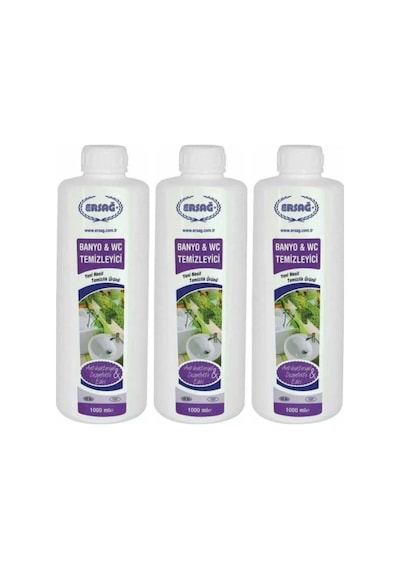 Ersağ Banyo Wc Temizleyici 3 Adet X 1000 Ml.
