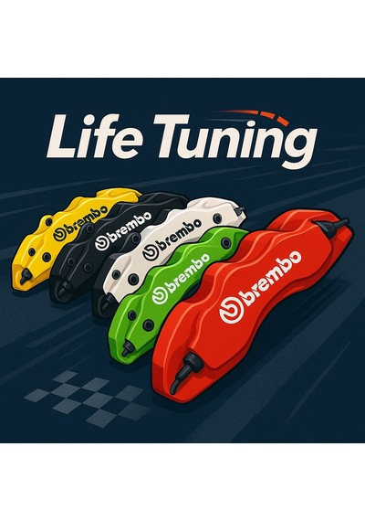 Brembo Kaliper Kapağı 4 Parça Ön Arka Set