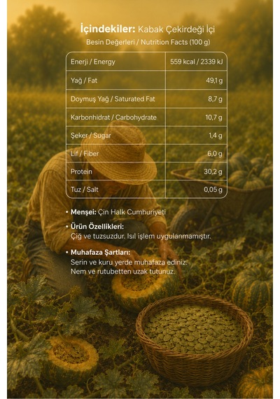Kabak Çekirdeği İçi - 1kg - 36362665