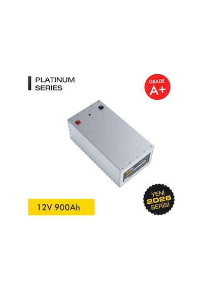 Werer Energy 12V 900Ah LiFePO4 Platinum Series Bluetooth'lu Lityum Demir Fosfat Akü