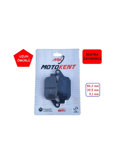 496 Arka Fren Disk Balatası Mtk Rx3i Evo 2016-.... Honda Nc 700-750 Xl600-650-700 Cbr250