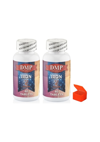 DMP Demir Iron Plus Vitamin C 120 2 x 60 Tablets + Hap Kutusu