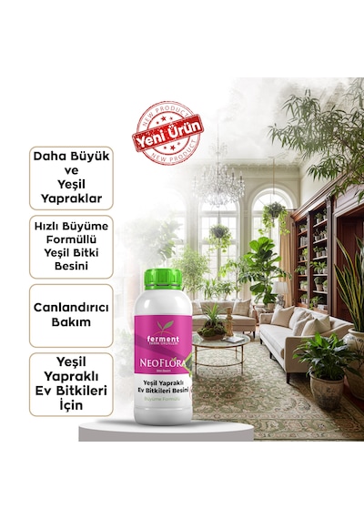 Neoflora Üçlü 500 Ml 3 Adet Daha Büyük Ve Yeşil Yapraklar, Hızlı Büyüme Ve Canlandırıcı Bakım 500 ML