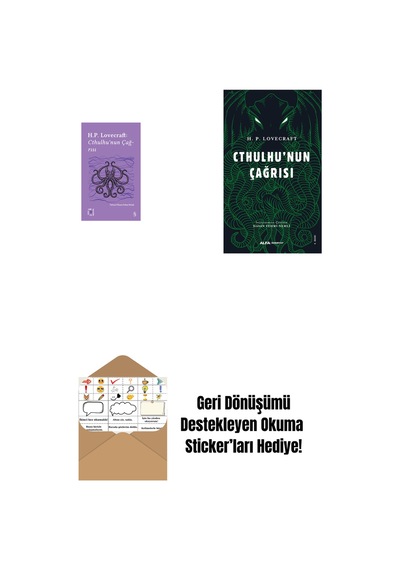 Everest Açıkhava 6 - Cthulhu Nun Çağrısı + Cthulhu'nun Çağrısı + Okuma Sticker'ları