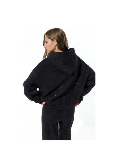 Hiccup Busem Kadın Pamuk Karışımlı Sweatshirt Siyah