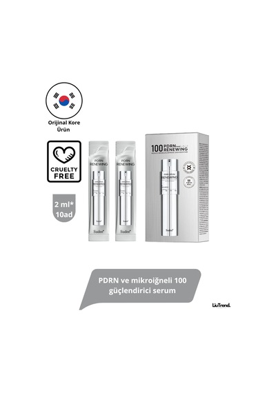 Sudee 100 Pdrn Renewing Serum 2ml 10 Adet Pdrn Ve Mikroiğneli 100 Güçlendirici Serum