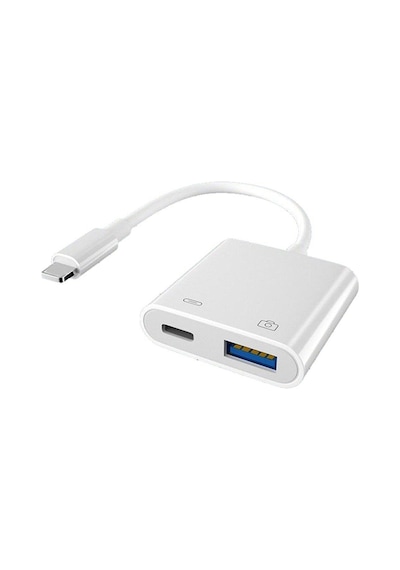 Jopus Universal Lightning Sarj USB Otg JO-IP08 Beyaz