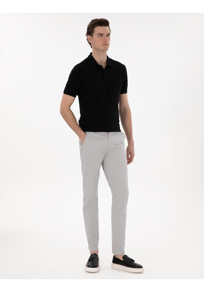 Pierre Cardin Erkek Açık Gri Pantolon Kanvas-chino 50305450-vr001 Açık Gri