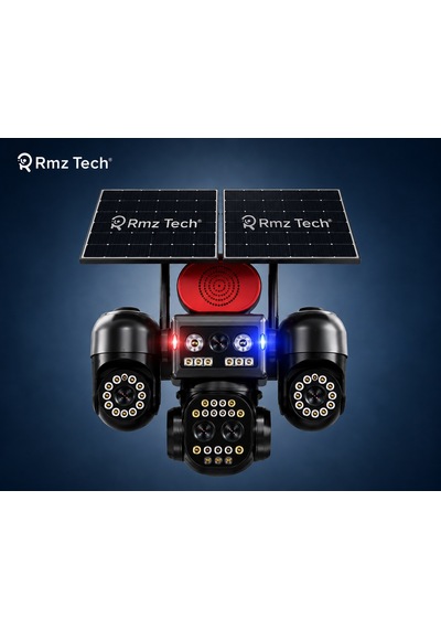 Avenir S446 4 Kameralı Telefondan 3 Dönebilir Güneş Enerjili Güvenlik - Aov 7/24 Türkcell Sim Kart 1 Yıl Her Ay 8gb 128 Hafıza