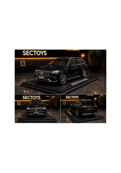 Mercedes Glc 63 Siyah Diecast Model Araba Açılan Kapılar 1:24 Mercedes Benz Glc 63 Model Araba