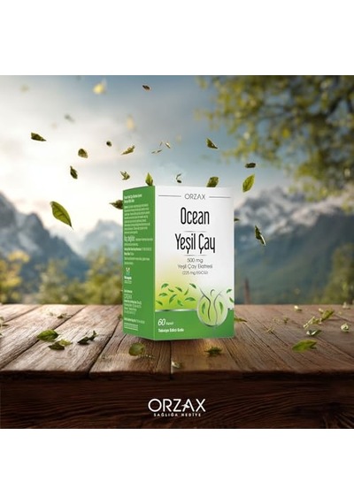 Orzax Green Tea 500 Mg 60 Kapsül