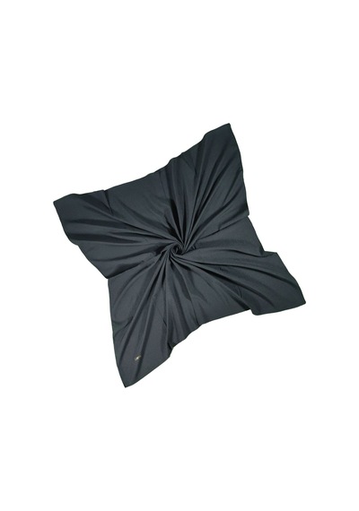 Mim Eşarp Tuana Eşarp Pamuk Jazz Caz Eşarp 110x110cm Siyah