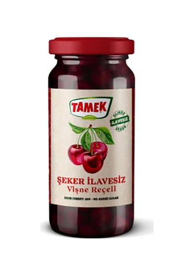 Tamek Stevialı Şeker İlavesiz Vişne Reçeli 290 G - 5 Adet Tarı