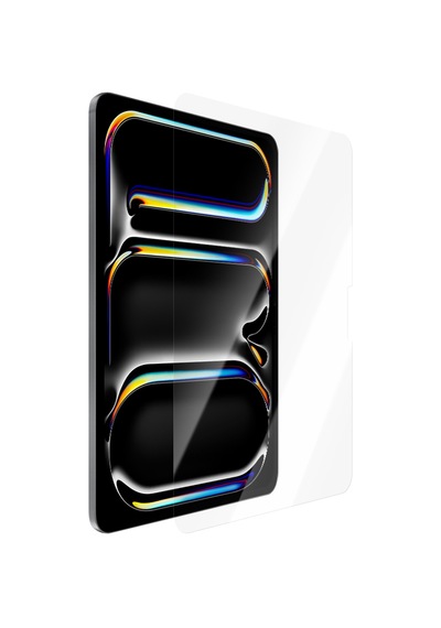 Apple Uyumlu iPad Pro 11 2024 Caseworld Steel Shield Serisi Temperli Cam Ekran Koruyucu Kurulum Kitli