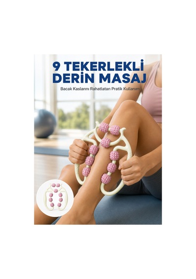 Astraltech Dayanıklı Plastik Kas Masaj Rulosu Selülit Karşıtı Diğer