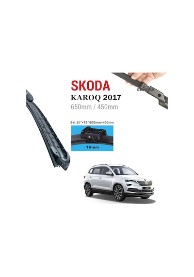 Skoda Karoq Silecek Takımı 2017 ve Sonrası
